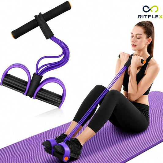 Pedal Resistance Band for Working Out, Durable Natural Rubber Exercise Bands,