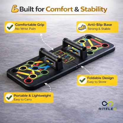 Multipurpose (16 in 1) function Push Up Board